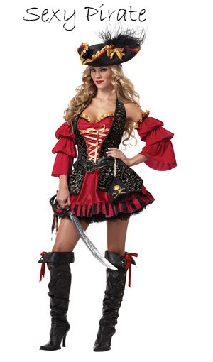 sexy pirate costume for halloween