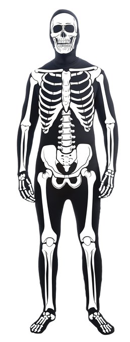 Men's Skeleton Halloween Costume